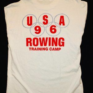 Vintage 90's Team USA Rowing Crew Training Tee